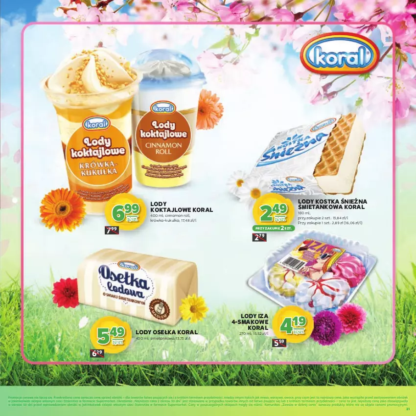 Gazetka promocyjna Stokrotka - Katalog Wiosenne Inspiracje! - ważna 26.02 do 11.03.2026 - strona 21 - produkty: Lody, Mięso, Owoce, Warzywa