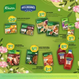 Gazetka promocyjna Stokrotka - Katalog Wiosenne Inspiracje! - Gazetka - ważna od 11.03 do 11.03.2026 - strona 13 - produkty: Kurczak, Ketchup, Cebula, Warzywa, Sos, Gra, Zupa, Bulion, Czosnek, Lion, Rosół, Owoce, Wiko, Mięso, Knorr, Hellmann’s