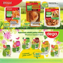 Gazetka promocyjna Stokrotka - Katalog Wiosenne Inspiracje! - Gazetka - ważna od 11.03 do 11.03.2026 - strona 17 - produkty: Piec, Kurczak, Sałatka, Warzywa, Filet z piersi kurczaka, Dega, Sałat, Skrzydełka z kurczaka, Owoce, Kebab, Mięso