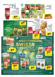 Gazetka promocyjna Carrefour - Gazetka - ważna od 17.12 do 17.12.2023 - strona 11 - produkty: Chrzan, Ketchup, Koncentrat pomidorowy, Oliwki zielone, Prymat, Sos, Mus, Oliwki, Winiary, Kosz, Podravka, Pudliszki, Kamis, Heinz, Knorr, Musztarda