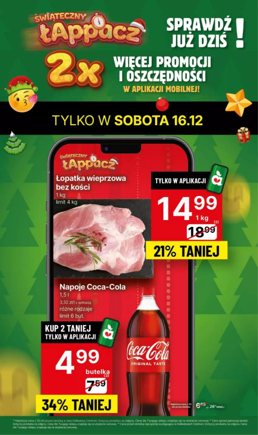 Gazetka promocyjna Delikatesy Centrum - Dyskontowe ceny w Delikatesach Centrum - ważna 14.12 do 26.12.2023 - strona 8 - produkty: Coca-Cola, Napoje