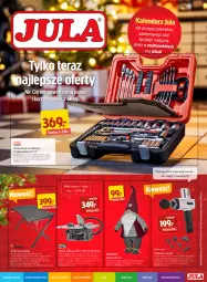 Gazetka promocyjna Jula - Gazetka - Gazetka - ważna od 30.12 do 30.12.2021 - strona 1 - produkty: Top, Gra, Artykuły budowlane, Anew, Rama, Pilarka stołowa, Stół, Biurko, Uchwyty, Tera, Warka, Zestaw kluczy nasadowych, Szyny, Monitor, Pistolet, Kubek, Zestaw kluczy, Waga, Ogród, Akumulator, Kalendarz, HP, Fa