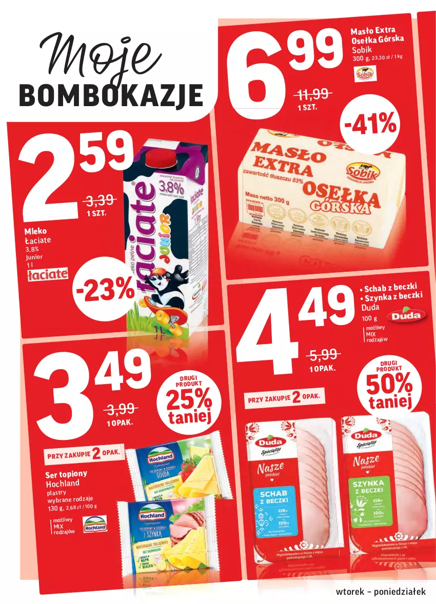 Gazetka promocyjna Intermarche - Świeżo itanio - ważna 20.04 do 26.04.2021 - strona 2 - produkty: Duda, Hochland, Mleko, Ser, Ser topiony, Top