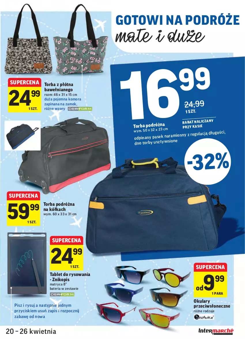 Gazetka promocyjna Intermarche - Świeżo itanio - ważna 20.04 do 26.04.2021 - strona 37 - produkty: Bateria, Tablet, Torba, Znikopis