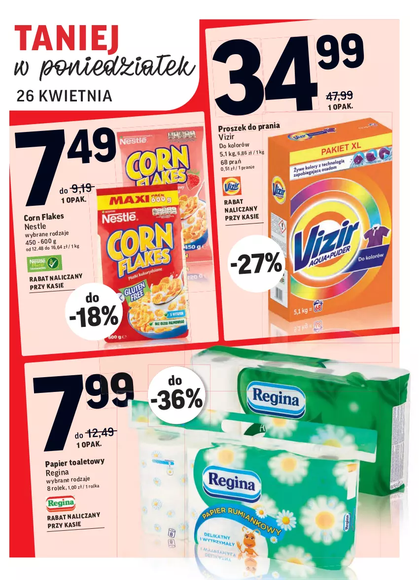 Gazetka promocyjna Intermarche - Świeżo itanio - ważna 20.04 do 26.04.2021 - strona 38 - produkty: Corn flakes, Gin, Papier, Vizir