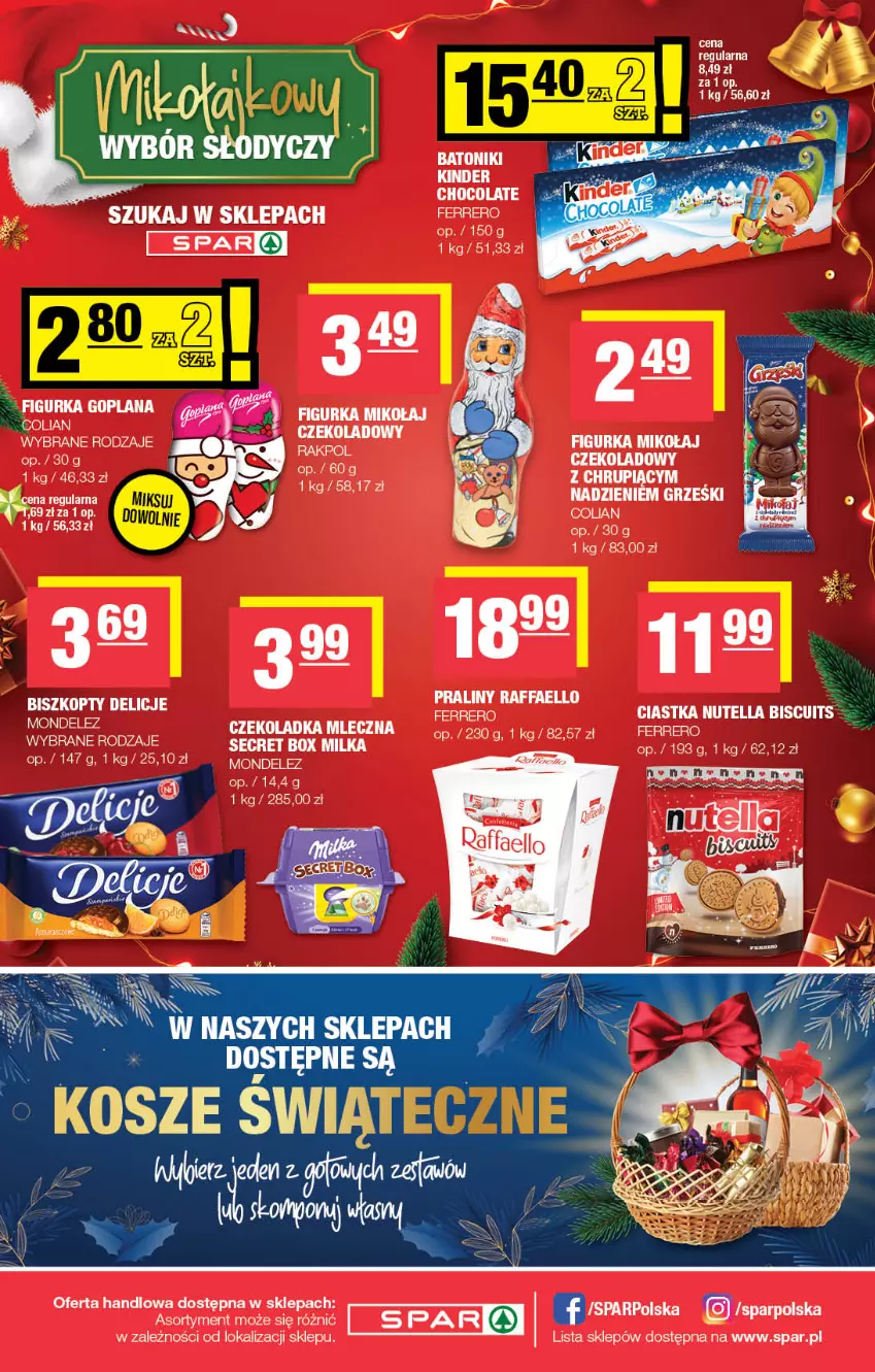 Gazetka promocyjna Spar - Spar - ważna 26.11 do 06.12.2023 - strona 8 - produkty: Ciastka, Ferrero, Grześki, Milka, Nutella