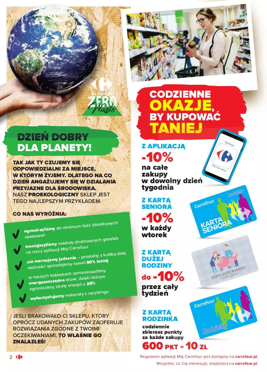 Gazetka promocyjna Carrefour - Gazetka Codzienne okazje, by kupować taniej - ważna 24.08 do 04.09.2021 - strona 2 - produkty: Drzwi, Gra, Inka, O nas