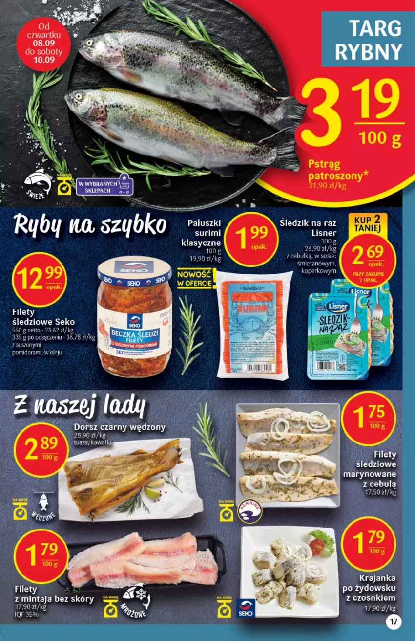 Gazetka promocyjna Delikatesy Centrum - Gazetka DC35 - ważna 08.09 do 14.09.2022 - strona 17 - produkty: SEKO, Sos