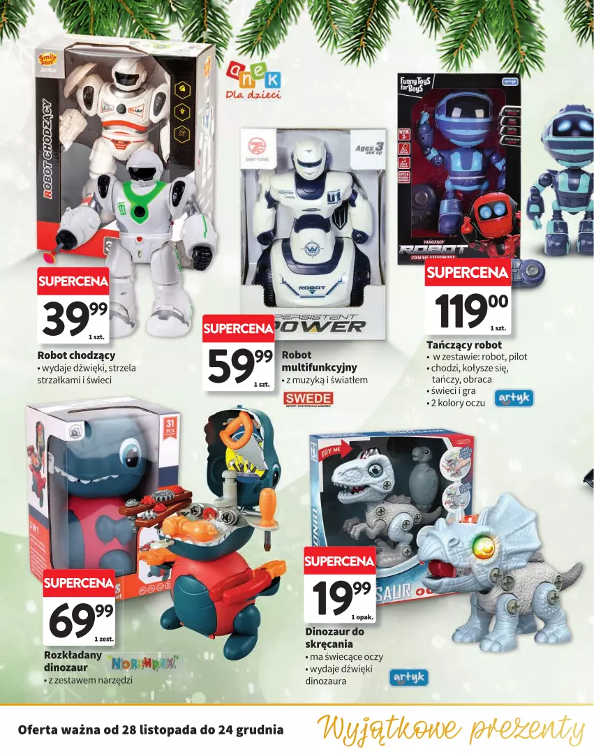 Gazetka promocyjna Intermarche - Gazetka Intermarche - ważna 28.11 do 24.12.2024 - strona 12 - produkty: Dinozaur, Gra, Robot, Top