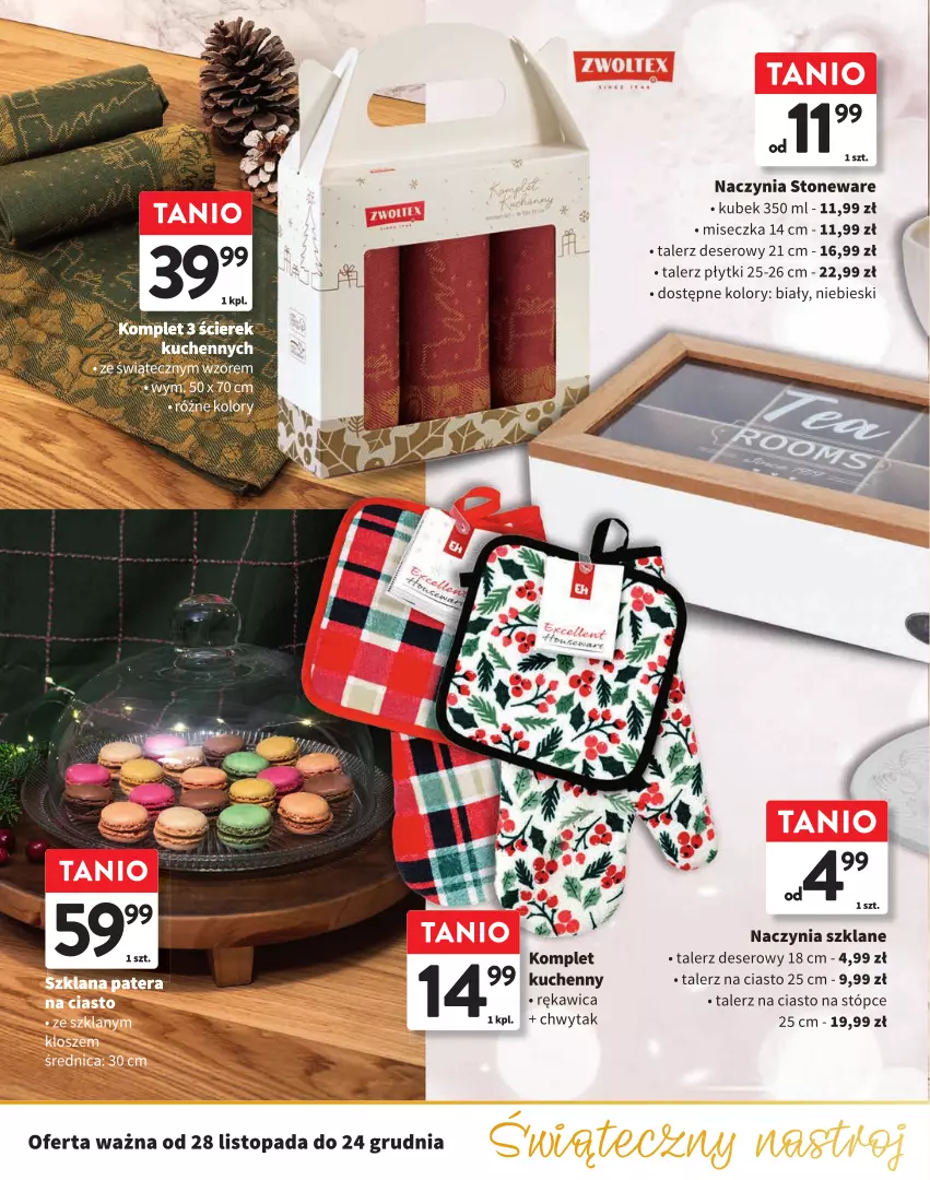 Gazetka promocyjna Intermarche - Gazetka Intermarche - ważna 28.11 do 24.12.2024 - strona 18 - produkty: Deser, Kubek, Miseczka, Ser, Talerz, Talerz deserowy, Top