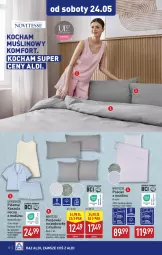 Gazetka promocyjna Aldi - Artykuły przemysłowe i tekstylia - Gazetka - ważna od 24.05 do 24.05.2025 - strona 12 - produkty: Koc, Pościel, Koszula nocna, Kosz, Poszewka, Koszula, Wełna, Piżama, Fa