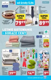 Gazetka promocyjna Aldi - Artykuły przemysłowe i tekstylia - Gazetka - ważna od 08.06 do 08.06.2024 - strona 5 - produkty: Blender ręczny, Blender, Rozdrabniacz, Trzepaczka, Pojemnik, Tarka, Otwieracz, Wełna, Piekarnik, Patelnia, Szpatułka, Fa