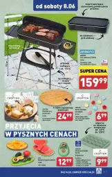 Gazetka promocyjna Aldi - Artykuły przemysłowe i tekstylia - Gazetka - ważna od 08.06 do 08.06.2024 - strona 7 - produkty: Ser, Por, Przewód, Termos, Stek, Cień, Deska do krojenia, Taca, Foremki, Grill