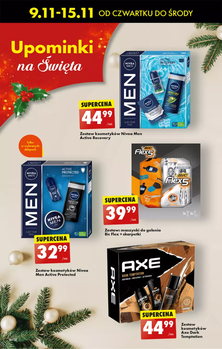 Gazetka promocyjna Biedronka - Od czwartku - ważna 09.11 do 15.11.2023 - strona 36 - produkty: BIC, Karp, Nivea, Nivea Men, Skarpetki