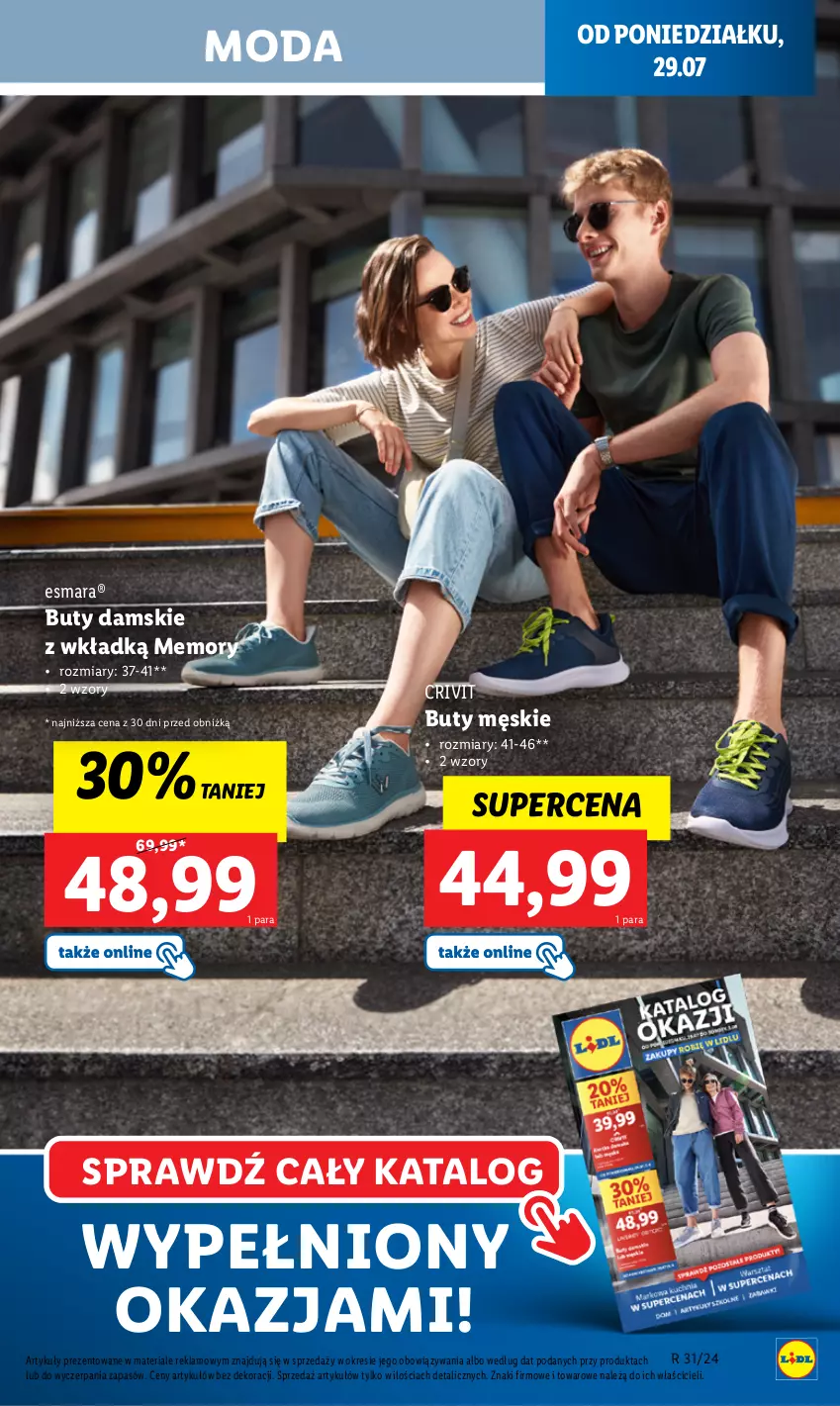 Gazetka promocyjna Lidl - GAZETKA - ważna 29.07 do 31.07.2024 - strona 13 - produkty: Buty, Moda