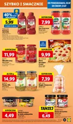 Gazetka promocyjna Lidl - GAZETKA - Gazetka - ważna od 31.07 do 31.07.2024 - strona 39 - produkty: Ketchup, Warzywa, Sos, Ser, Pasta warzywna, Dr. Oetker, Pesto, Bajgle, Pizza, Dan Cake, Pudliszki, Parmezan, Grill