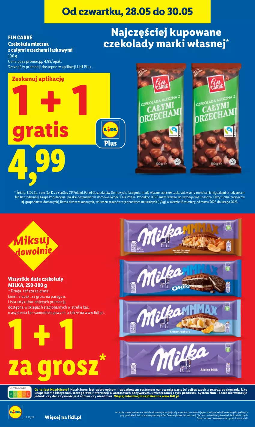 Gazetka promocyjna Lidl - Gazetka ważna od 28.05 do 30.05 - ważna 28.05 do 30.05.2026 - strona 12 - produkty: Czekolada, Czekolada mleczna, Fa, Gra, Milka, Top