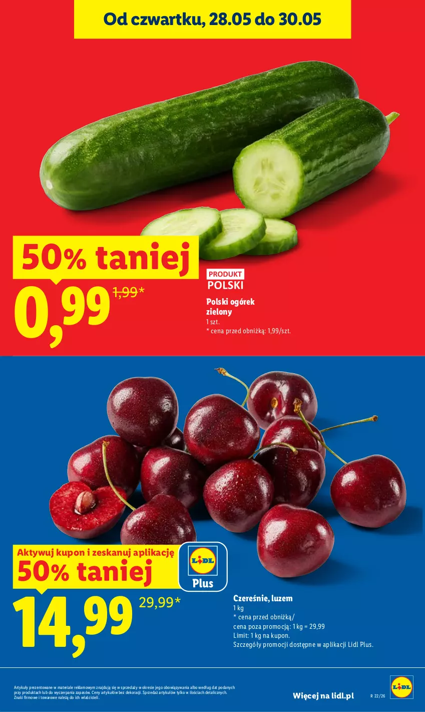 Gazetka promocyjna Lidl - Gazetka ważna od 28.05 do 30.05 - ważna 28.05 do 30.05.2026 - strona 19 - produkty: Ogórek