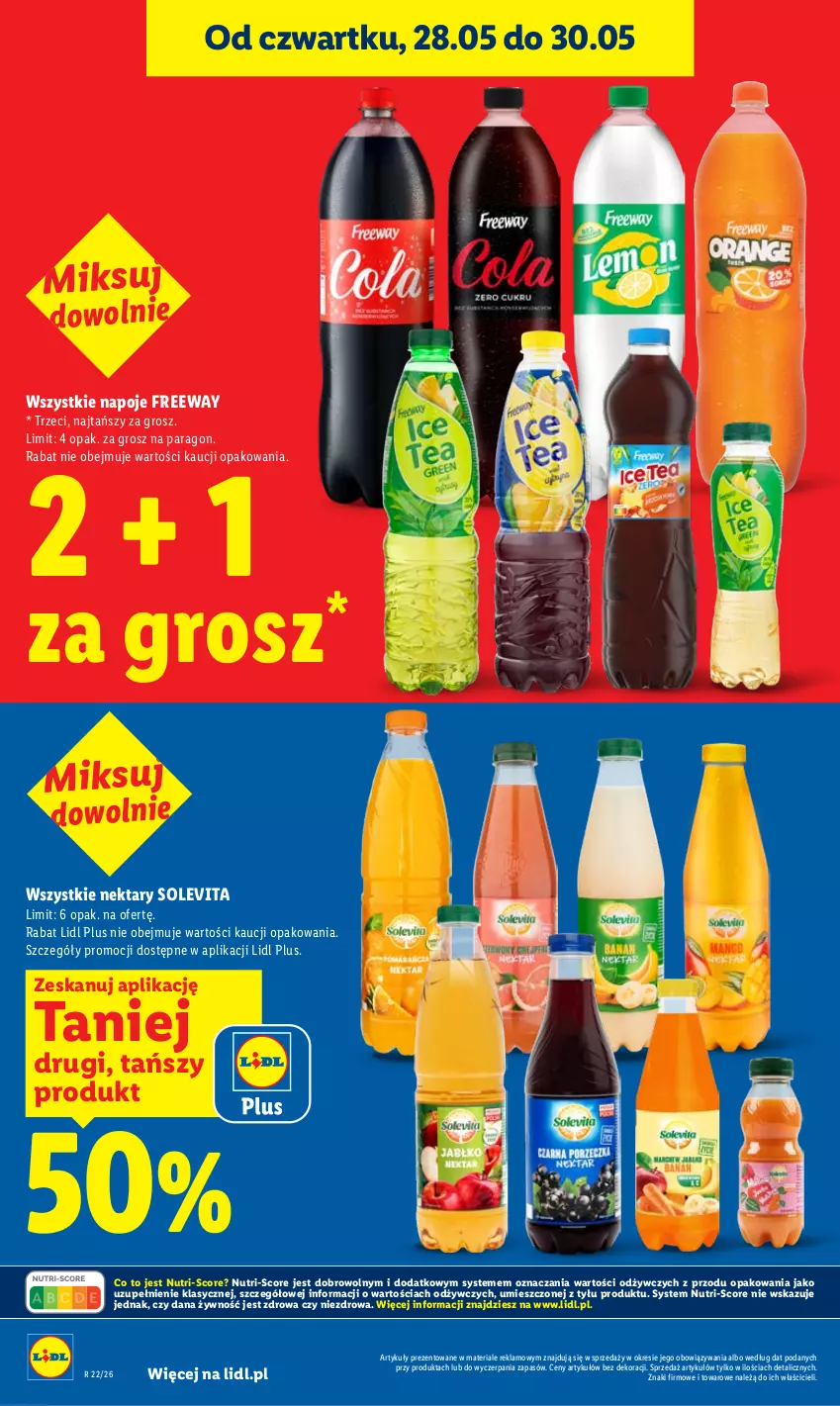 Gazetka promocyjna Lidl - Gazetka ważna od 28.05 do 30.05 - ważna 28.05 do 30.05.2026 - strona 22 - produkty: Napoje, Nektar