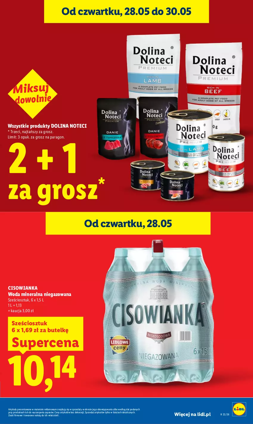Gazetka promocyjna Lidl - Gazetka ważna od 28.05 do 30.05 - ważna 28.05 do 30.05.2026 - strona 23 - produkty: Cisowianka, Woda, Woda mineralna