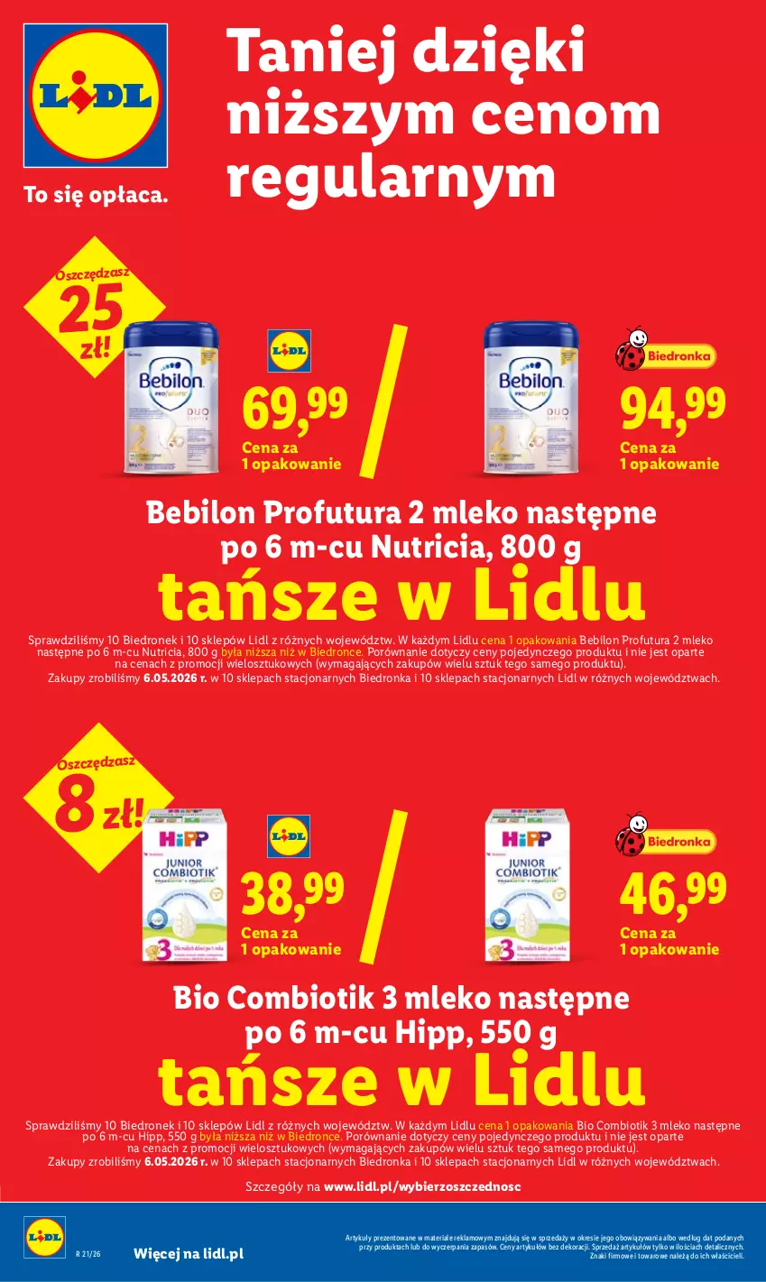 Gazetka promocyjna Lidl - Gazetka ważna od 28.05 do 30.05 - ważna 28.05 do 30.05.2026 - strona 26 - produkty: BEBILON, Dron, HiPP, Mleko, O nas, Por