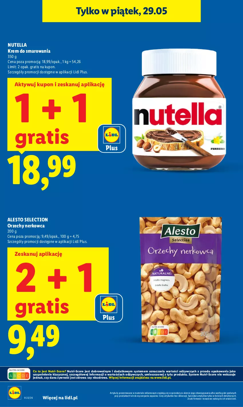 Gazetka promocyjna Lidl - Gazetka ważna od 28.05 do 30.05 - ważna 28.05 do 30.05.2026 - strona 4 - produkty: Gra, Nutella