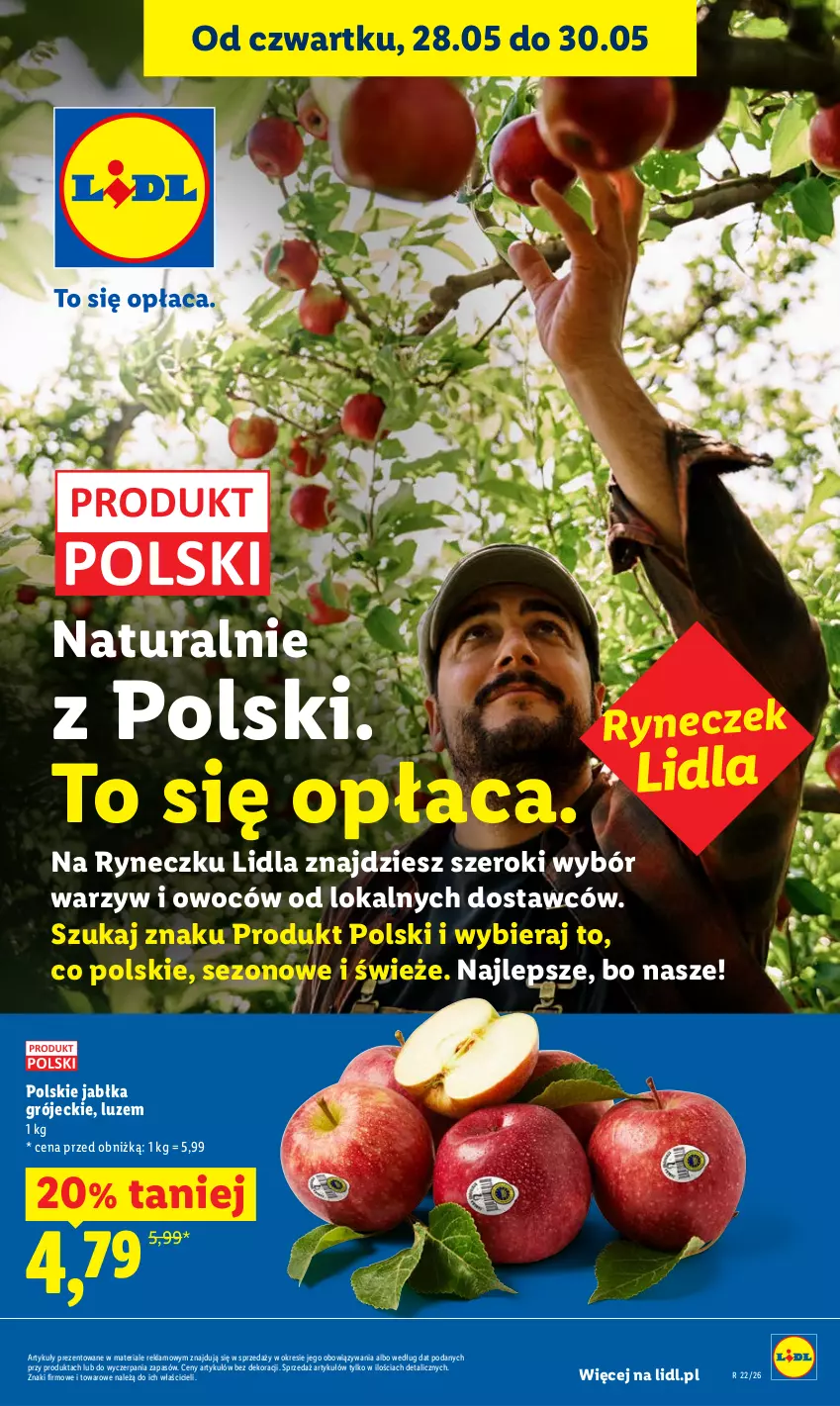 Gazetka promocyjna Lidl - Gazetka ważna od 28.05 do 30.05 - ważna 28.05 do 30.05.2026 - strona 41 - produkty: Jabłka, O nas