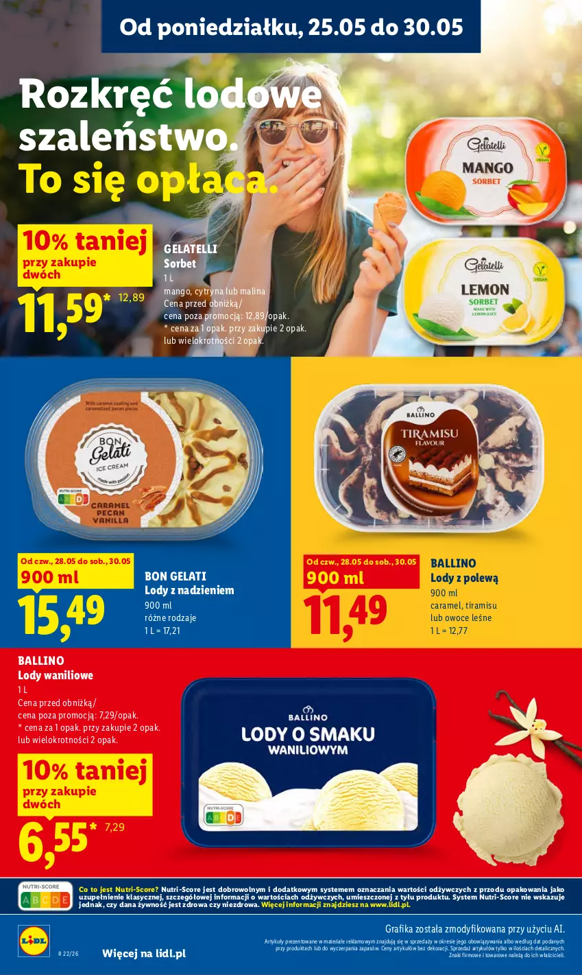 Gazetka promocyjna Lidl - Gazetka ważna od 28.05 do 30.05 - ważna 28.05 do 30.05.2026 - strona 56 - produkty: Gra, Grafika, Lody, Mango, Owoce, Szal