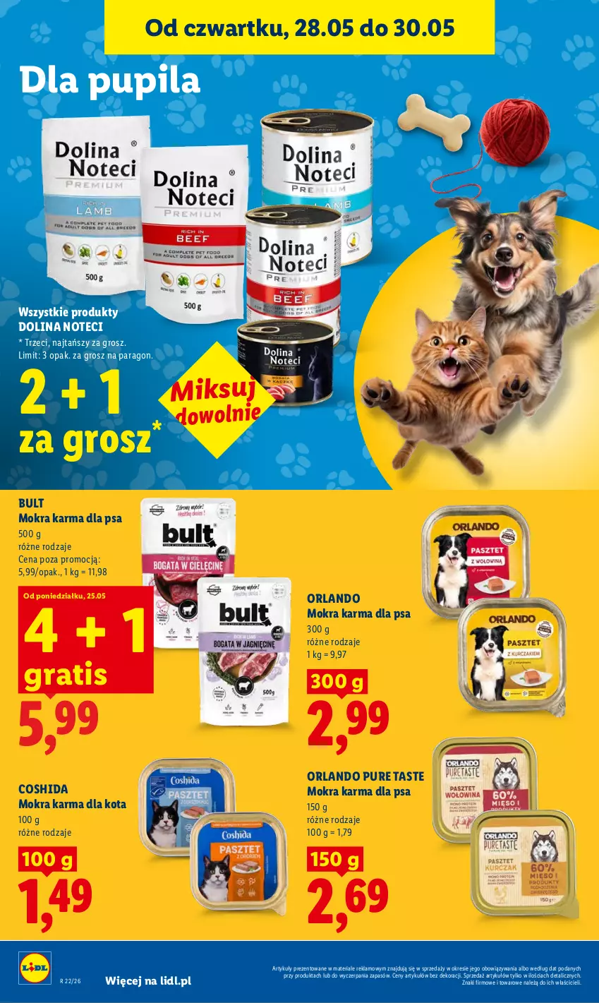 Gazetka promocyjna Lidl - Gazetka ważna od 28.05 do 30.05 - ważna 28.05 do 30.05.2026 - strona 84 - produkty: Gra, Mokra karma, Pur
