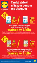 Gazetka promocyjna Lidl - Gazetka ważna od 28.05 do 30.05 - Gazetka - ważna od 30.05 do 30.05.2026 - strona 27 - produkty: Deser owocowy, HiPP, Banany, Ser, Por, O nas, Dron, NAN Optipro, Deser, Nestlé, Jabłka, Mleko