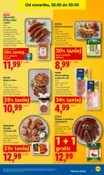 Gazetka promocyjna Lidl - Gazetka ważna od 28.05 do 30.05 - Gazetka - ważna od 30.05 do 30.05.2026 - strona 51 - produkty: Kurczak, Pur, Gra, PIKOK, Burger, Boczek, Grill, Kiełbasa, Kiełbasa śląska