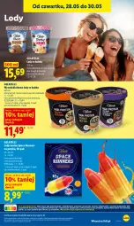 Gazetka promocyjna Lidl - Gazetka ważna od 28.05 do 30.05 - Gazetka - ważna od 30.05 do 30.05.2026 - strona 59 - produkty: Sok, Gra, Lody, Czekolada, Masło, Brownie, Grafika, Masło orzechowe