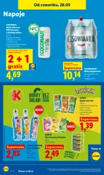 Gazetka promocyjna Lidl - Gazetka ważna od 28.05 do 30.05 - Gazetka - ważna od 30.05 do 30.05.2026 - strona 64 - produkty: Mus, Gra, Kaktus, Napoje, Tera, Limonka, Kubuś Waterrr, Woda niegazowana, Kubuś, Pokémon, Woda, Mango, Napój, Cisowianka, Kokos