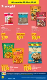 Gazetka promocyjna Lidl - Gazetka ważna od 28.05 do 30.05 - Gazetka - ważna od 30.05 do 30.05.2026 - strona 72 - produkty: Pistacje, Sok, Chipsy, Chia, O nas