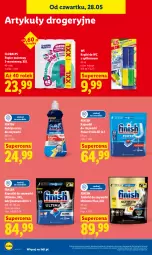 Gazetka promocyjna Lidl - Gazetka ważna od 28.05 do 30.05 - Gazetka - ważna od 30.05 do 30.05.2026 - strona 82 - produkty: Papier, Finish, Tablet, Papier toaletowy, Zmywarki, Flora, Tabletki do zmywarki