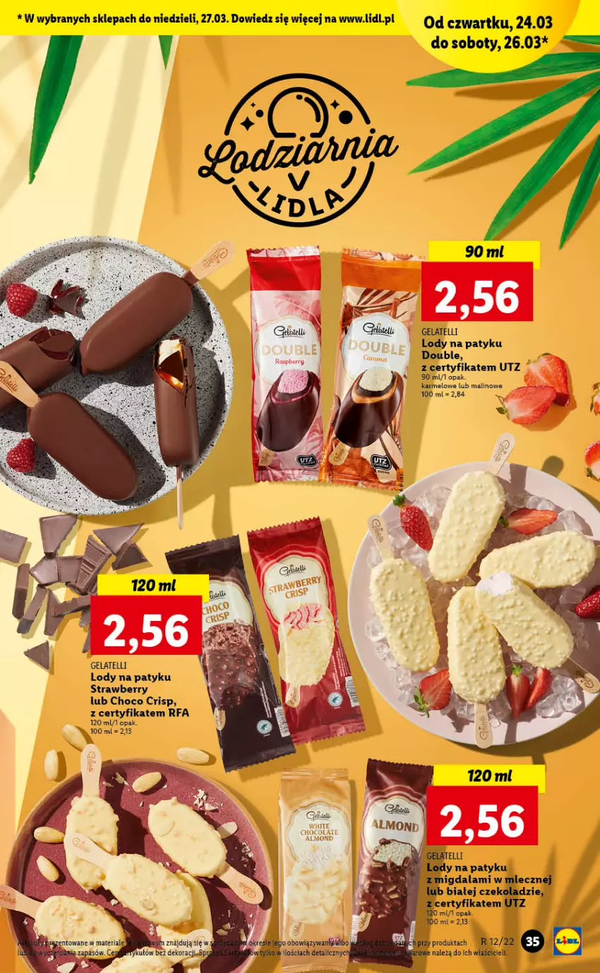 Gazetka promocyjna Lidl - GAZETKA - ważna 24.03 do 27.03.2022 - strona 35 - produkty: Fa, Lody