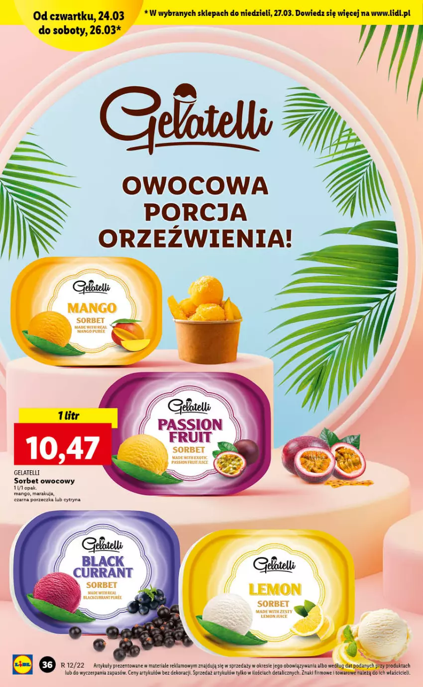 Gazetka promocyjna Lidl - GAZETKA - ważna 24.03 do 27.03.2022 - strona 36 - produkty: Mango, Por