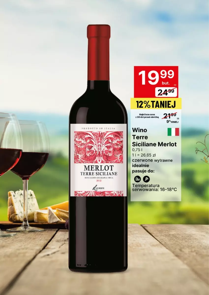 Gazetka promocyjna Delikatesy Centrum - DeliBarek DC17-DC18 - ważna 22.04 do 05.05.2024 - strona 4 - produkty: Merlot, Ser, Wino