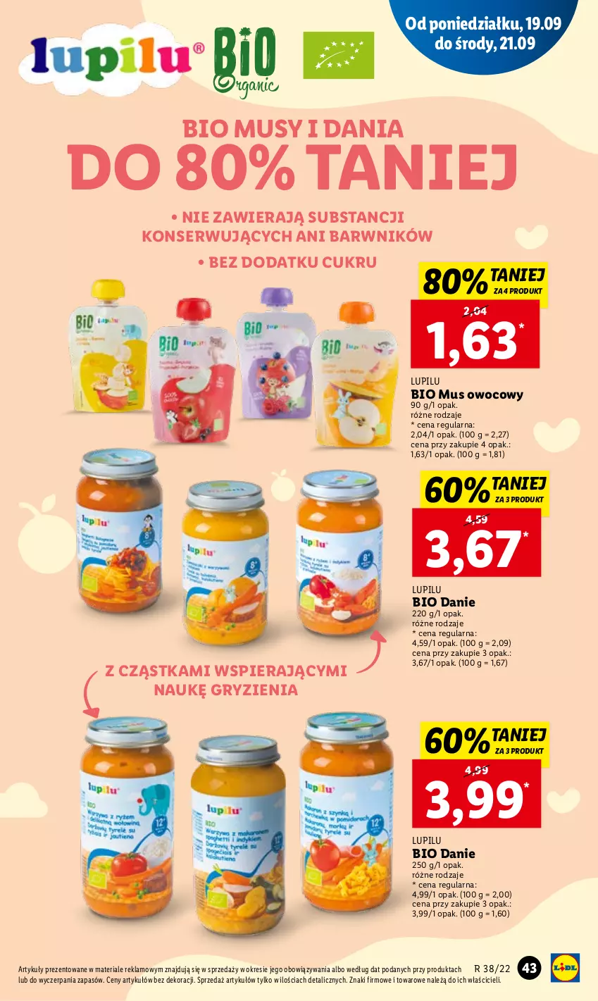 Gazetka promocyjna Lidl - GAZETKA - ważna 19.09 do 21.09.2022 - strona 45 - produkty: Gry, Mus, Ser