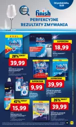 Gazetka promocyjna Lidl - GAZETKA - Gazetka - ważna od 21.09 do 21.09.2022 - strona 55 - produkty: Sól, Por, Finish, Tablet, Odświeżacz do zmywarki, Zmywarki, Tabletki do zmywarki