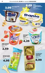 Gazetka promocyjna Netto - Artykuły spożywcze - Gazetka - ważna od 28.08 do 28.08.2022 - strona 8 - produkty: Gołka Zakopiańska, Ser, Gin, Jogurt owocowy, Zott, Jogurt, Mlekovita, Serek homogenizowany, Serek, Danio, Deser, Monte, Mleko