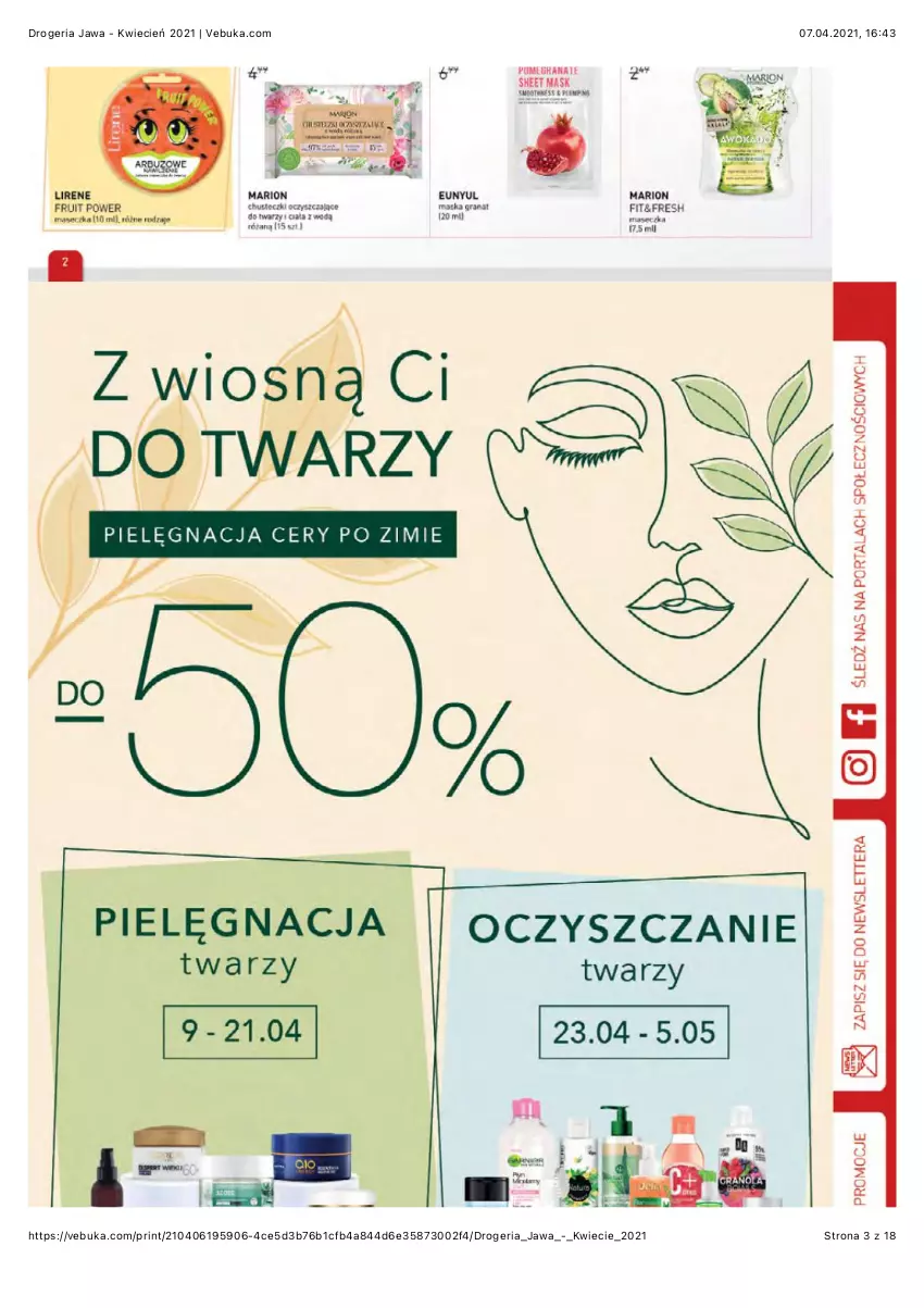 Gazetka promocyjna Drogerie Jawa - Gazetka Drogerie Jawa - ważna 07.04 do 05.05.2021 - strona 3 - produkty: Cień