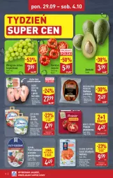 Gazetka promocyjna Aldi - Światełko pamięci - Gazetka - ważna od 04.10 do 04.10.2025 - strona 2 - produkty: Kurczak, Ser, Gra, Golden Seafood, Serek, Winogrona, Hochland, King’s Crown, Wino, Kiełbasa, Pomidory, Almette