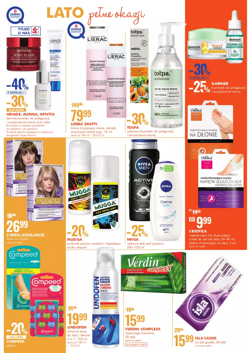 Gazetka promocyjna Super Pharm - Gazetka - ważna 09.06 do 22.06.2022 - strona 3 - produkty: Fa, Garnier, Isla, Kosmetyki do pielęgnacji, L’Oréal, Lierac, Mars, Nivea, Ser, Suplement diety, Tołpa, Undofen