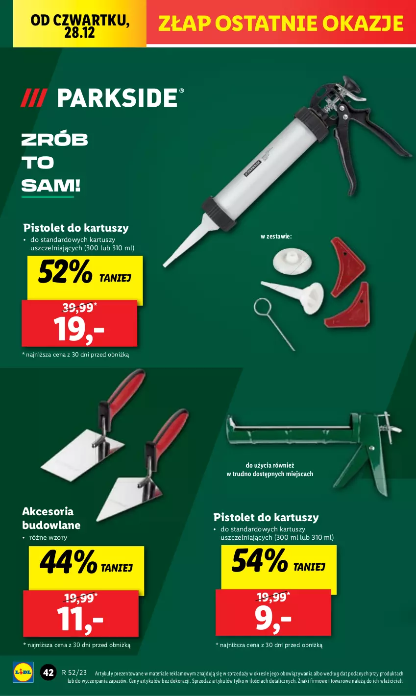 Gazetka promocyjna Lidl - GAZETKA - ważna 27.12 do 30.12.2023 - strona 44 - produkty: Tusz