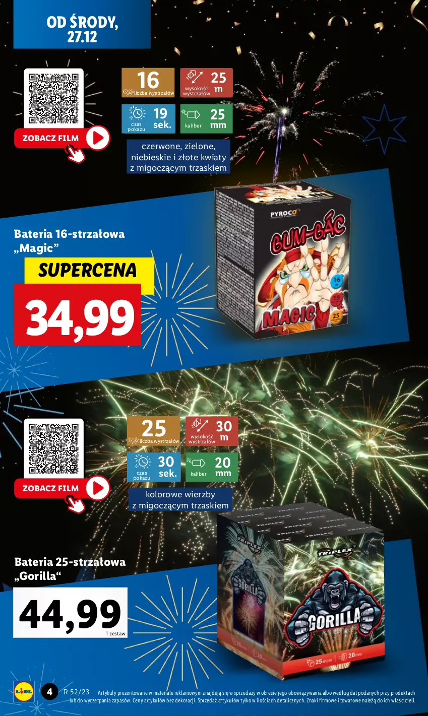 Gazetka promocyjna Lidl - GAZETKA - ważna 27.12 do 30.12.2023 - strona 6 - produkty: Bateria, Sok, Strzałów