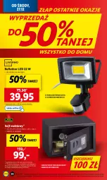 Gazetka promocyjna Lidl - GAZETKA - Gazetka - ważna od 30.12 do 30.12.2023 - strona 32 - produkty: Gra, Reflektor LED, Sejf, Reflektor