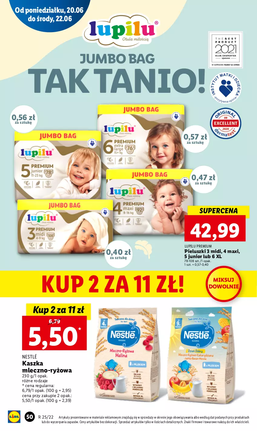 Gazetka promocyjna Lidl - GAZETKA - ważna 20.06 do 22.06.2022 - strona 50 - produkty: Nestlé, O Bag, Ryż