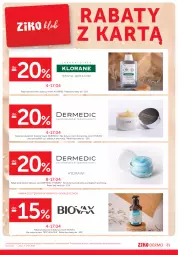 Gazetka promocyjna Ziko - Gazetka Ziko Dermo - Gazetka - ważna od 17.04 do 17.04.2024 - strona 21 - produkty: Ser, Biovax, Dermedic, Klorane