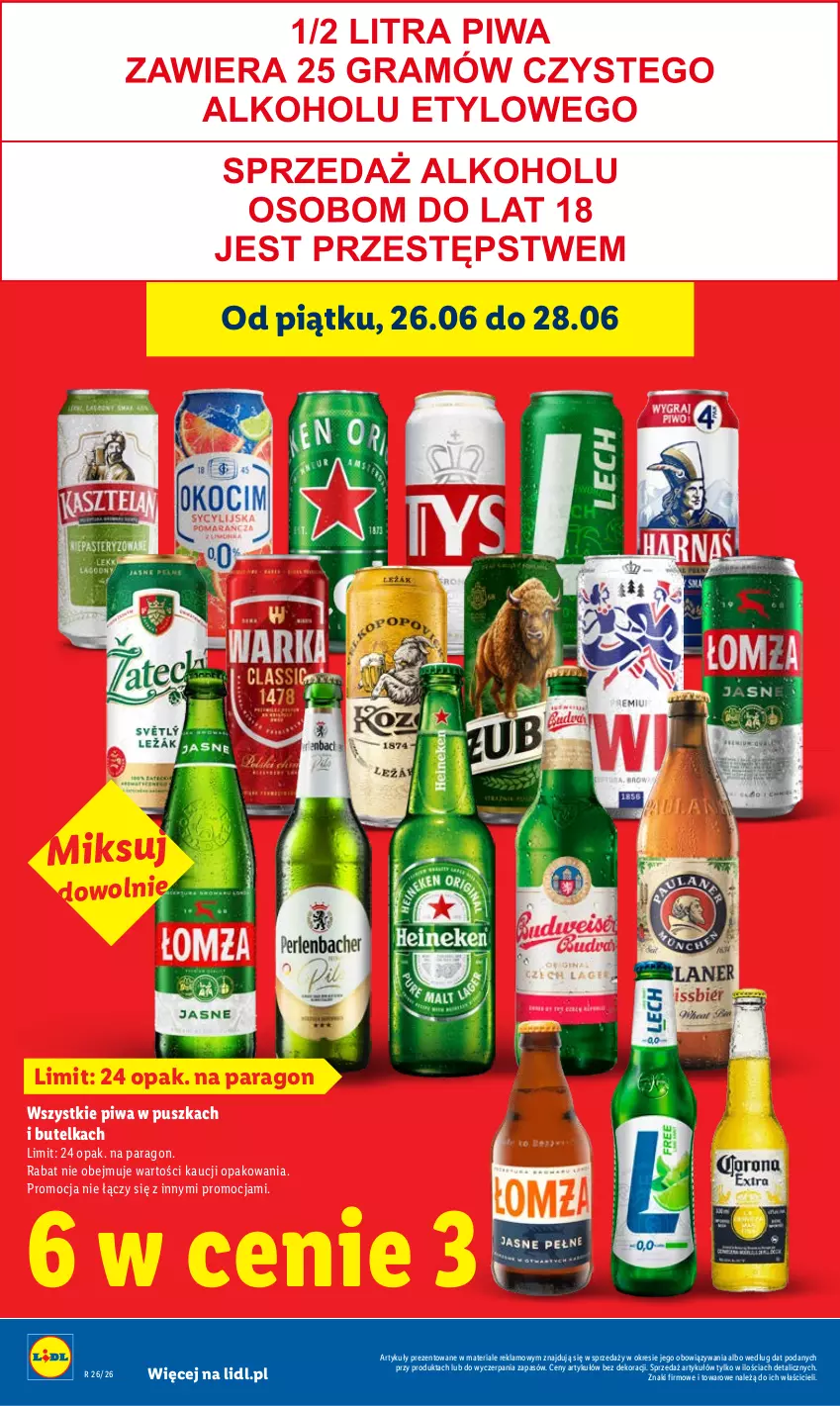 Gazetka promocyjna Lidl - Gazetka ważna od 25.06 do 28.06 - ważna 25.06 do 28.06.2026 - strona 4 - produkty: Piwa